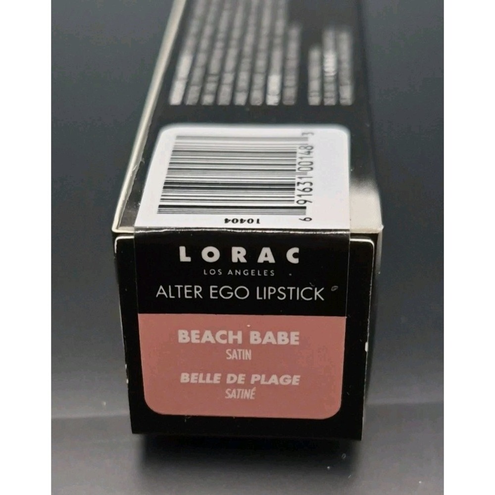 Lorac Alter Ego Lipstick Satin Beach Babe Nude Pink Discontinued HTF Shade